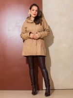 Jaqueta Parka Feminina Alongada com Capuz Naomi