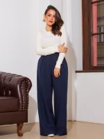 Blusa Feminina Tricô Modal Básica Manga Longa Bia