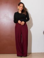 Blusa Feminina Tricô Modal Básica Manga Longa Bia