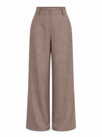 Calça Feminina Alfaiataria Pied de Poule Naty
