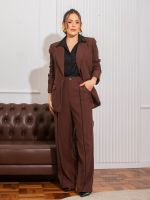 Conjunto Feminino Alfaiataria Pantalona Ariana
