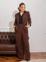 Conjunto Feminino Alfaiataria Pantalona Ariana