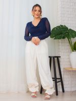 Calça Feminina Ampla com Bolsos Virginia