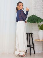 Calça Feminina Ampla com Bolsos Virginia