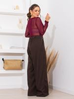 Calça Feminina Ampla com Bolsos Virginia