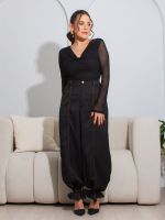 Body Feminino Tule Drapeado Brenda