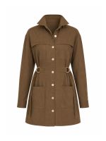 Parka Feminina Alongada com Bolsos Virginia