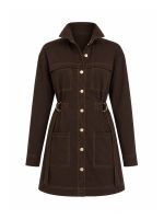 Parka Feminina Alongada com Bolsos Virginia