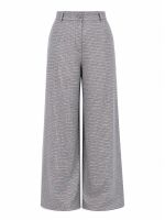 Calça Feminina Alfaiataria Pied de Poule Naty