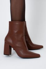 Bota Feminina Cano Curto Salto Bloco Rafaela