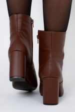 Bota Feminina Cano Curto Salto Bloco Rafaela