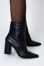 Bota Feminina Cano Curto Salto Bloco Rafaela