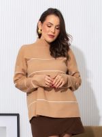 Blusa Feminina Tricô Modal Listrado Júlia