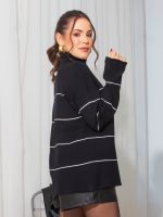 Blusa Feminina Tricô Modal Listrado Júlia