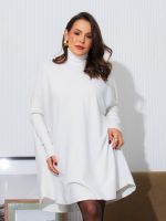 Blusão Feminino Tricô Modal Gola Alta Marcella