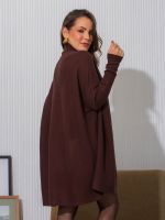 Blusão Feminino Tricô Modal Gola Alta Marcella
