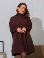 Blusão Feminino Tricô Modal Gola Alta Marcella