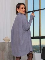 Blusão Feminino Tricô Modal Gola Alta Marcella