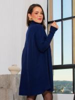 Blusão Feminino Tricô Modal Gola Alta Marcella