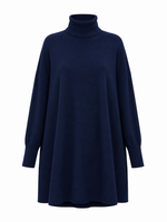 Blusão Feminino Tricô Modal Gola Alta Marcella