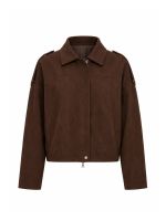 Jaqueta Feminina Oversized em Suede Dafne