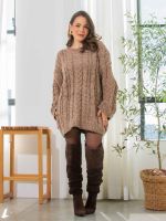 Blusa Feminina Tricô com Tranças Donatella