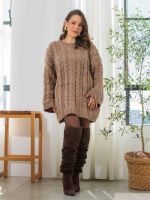 Blusa Feminina Tricô com Tranças Donatella