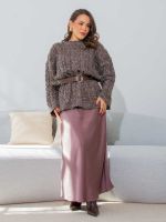 Blusa Feminina Tricô com Tranças Donatella