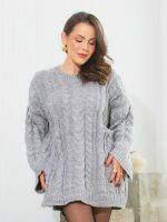 Blusa Feminina Tricô com Tranças Donatella