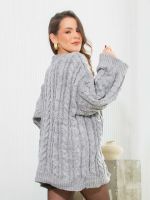 Blusa Feminina Tricô com Tranças Donatella