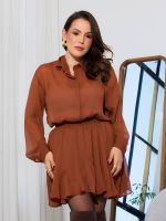 Camisa Feminina em Chiffon Texturizado Mirella