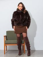 Shorts Saia Feminina Alfaiataria Transpassada Celine