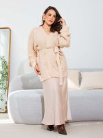Saia Feminina Midi de Cetim Fiorella