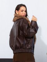 Jaqueta Feminina Oversized em Couro Eco Greta