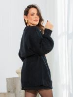 Cardigan Feminino Tricô com Faixa Clarice