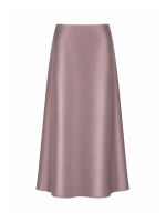 Saia Feminina Midi de Cetim Fiorella