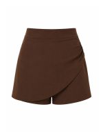 Shorts Saia Feminina Alfaiataria Transpassada Celine