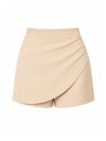 Shorts Saia Feminina Alfaiataria Transpassada Celine