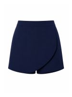Shorts Saia Feminina Alfaiataria Transpassada Celine