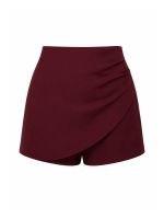 Shorts Saia Feminina Alfaiataria Transpassada Celine