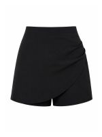 Shorts Saia Feminina Alfaiataria Transpassada Celine