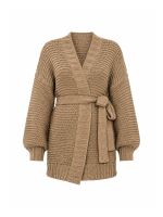 Cardigan Feminino Tricô com Faixa Clarice