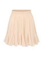 Saia Feminina Fluida em Chiffon Texturizado Mirella