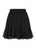 Saia Feminina Fluida em Chiffon Texturizado Mirella