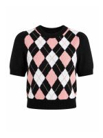 Blusa Feminina Tricô Argyle Constanza
