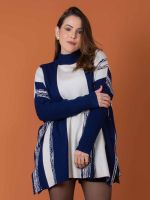 Blusão Feminino Tricô Alongado Aurora