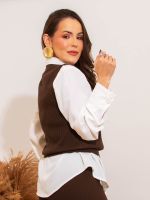 Blusa Feminina em Tricô Modal Canelado Betina