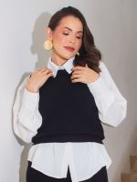 Blusa Feminina em Tricô Modal Canelado Betina