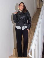 Jaqueta Feminina em Couro Eco Croco Taly