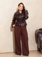 Jaqueta Feminina em Couro Eco Croco Taly